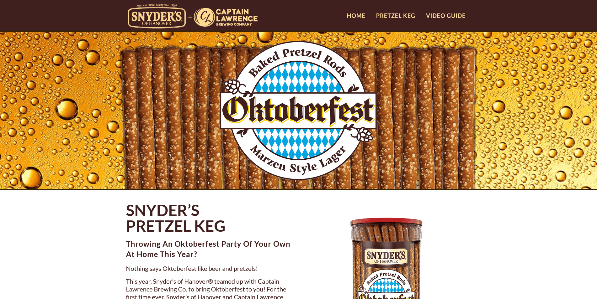 Snyder’s Pretzel Keg